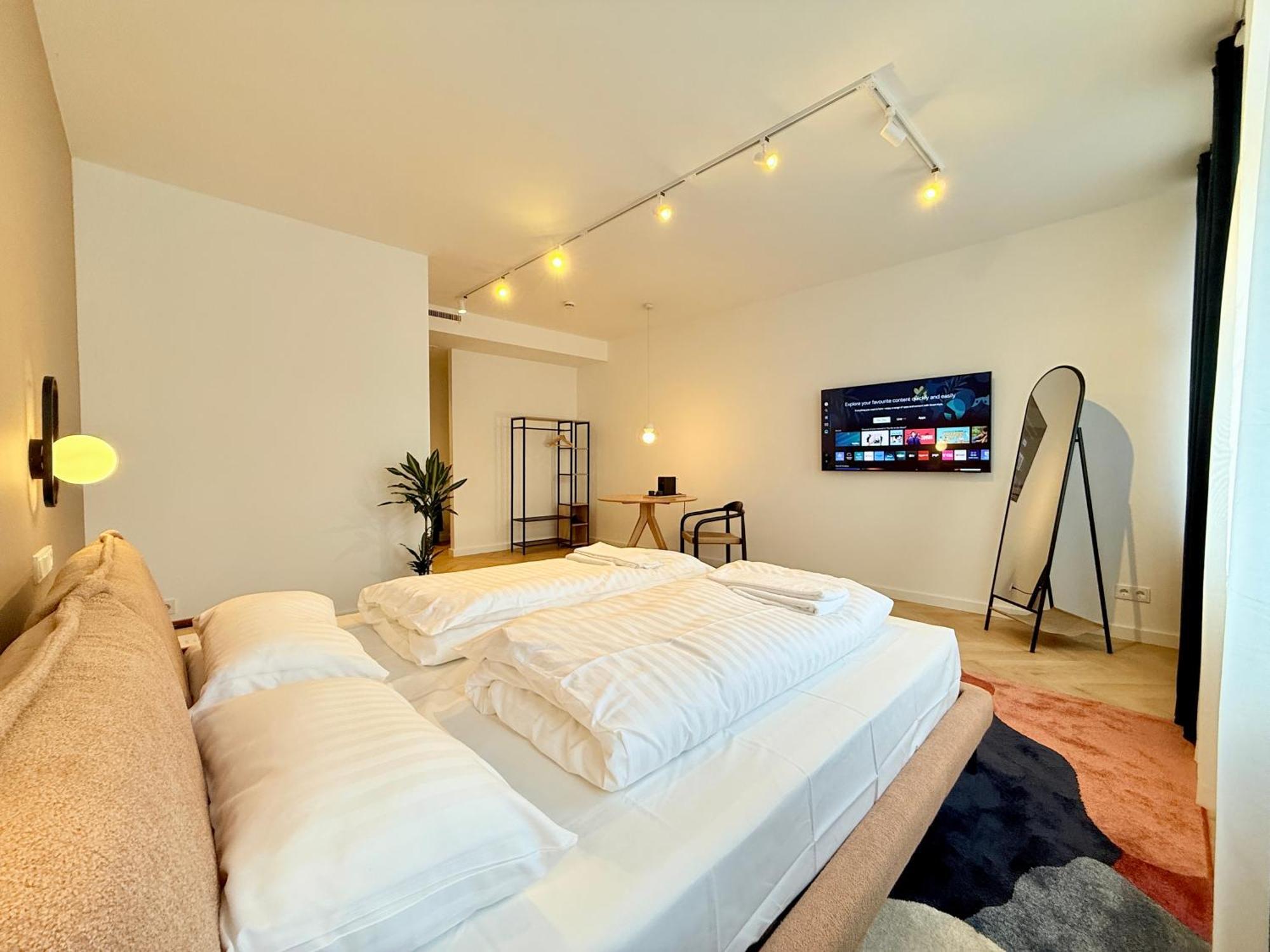 Stayzz By Homyzz - Modern Studios Alsterdorf -Winterhude- Stadtpark Hambourg Extérieur photo